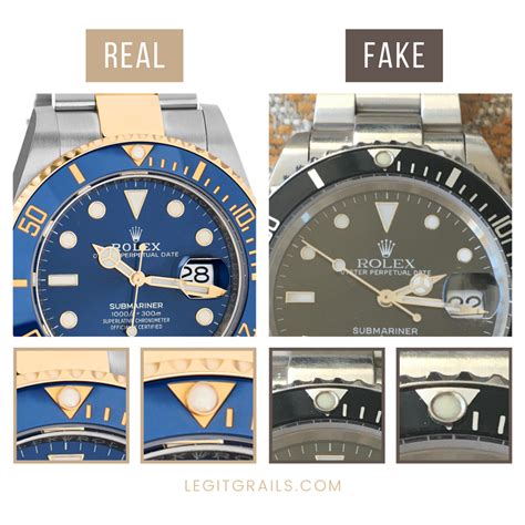 how do you tell if a rolex submariner is real|counterfeit rolex submariner.